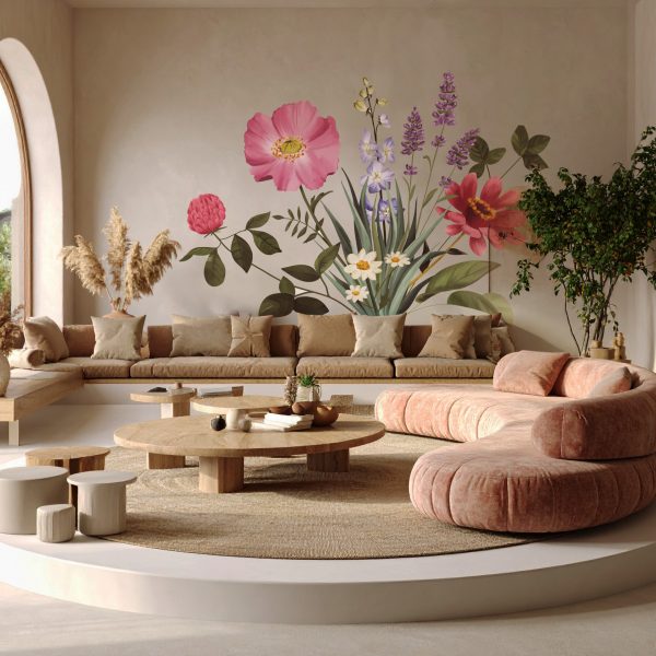 Firefly_Modern Mediterranean-style living room with sculptural furniture and soft, organic cu 931086